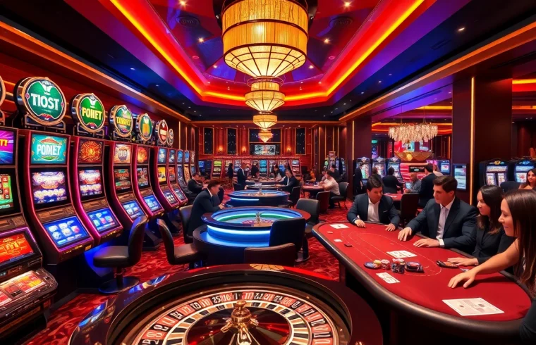 Experience the thrill at a nouveau casino en ligne 2026 with vibrant gaming and luxurious atmosphere.